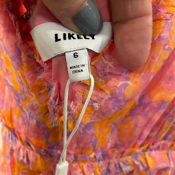 Brand new Likely Athena Maxi Dress Pink multi. - Picture 6 of 6